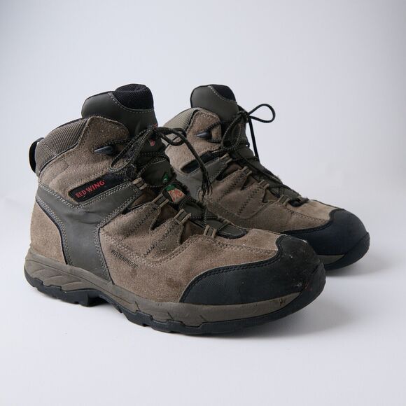 Red Wing TruHiker 3561 Men's Size 13D‎ Hiking Boots Brown Suede Waterproof Boots - Picture 14 of 14